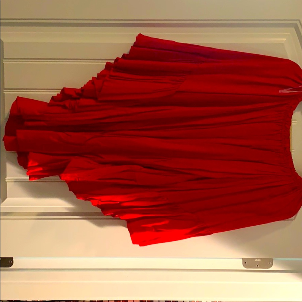 Red dress